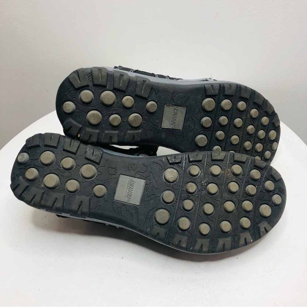 Khombu Marcy Black and Gray Sandals with Pink Accents SZ 11. RR1 - Picture 7 of 7